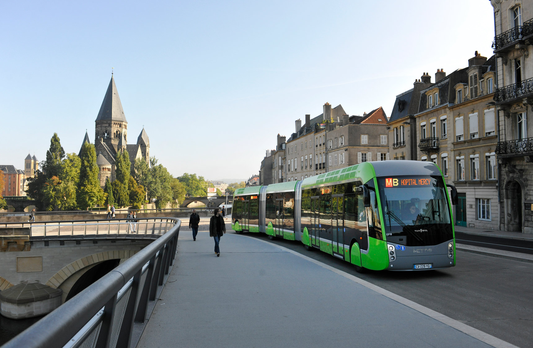 Mettis et Temple Neuf à Metz